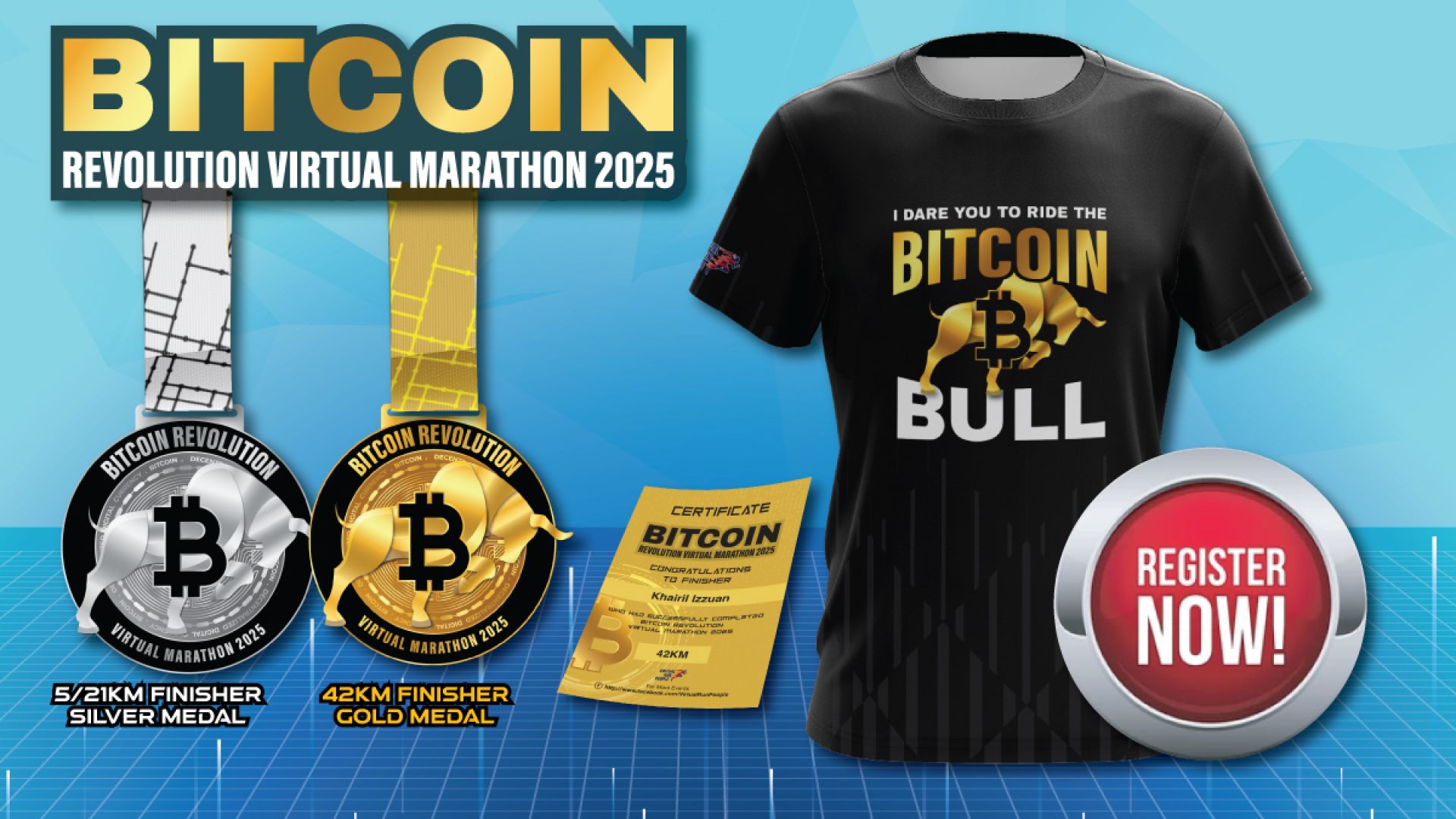 Bitcoin Revolution Virtual Marathon 2025 | HeyJom